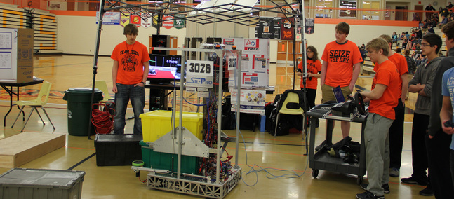 DHS Robotics Team Competes at FIRST Championships