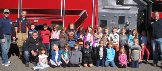 DES Students Learn About Fire Safety