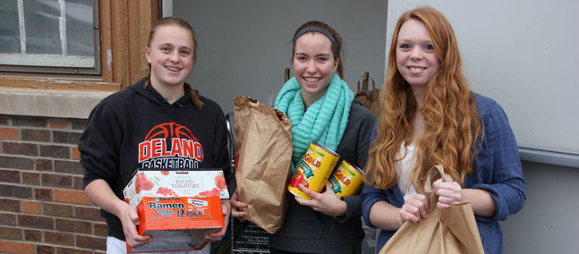 DHS Donates to Delano Helping Hands