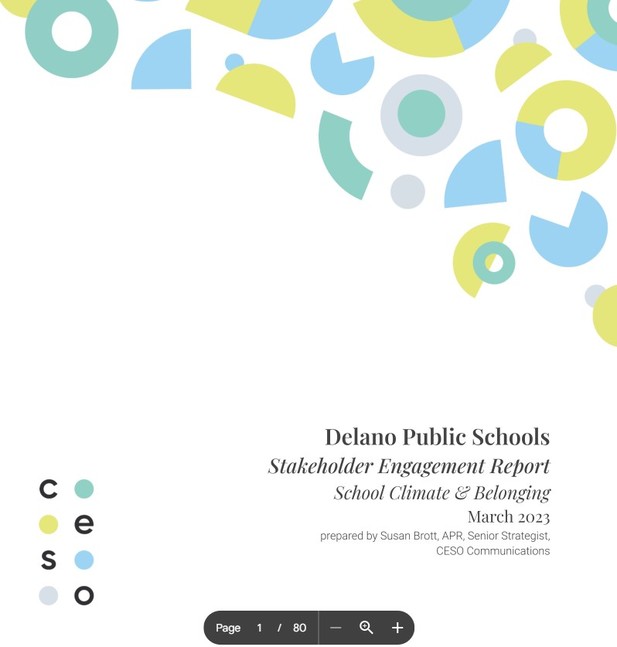 District releases Stakeholder Engagement Report