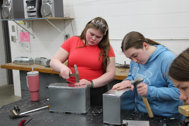 Hands-on experience in Intro to Metals class