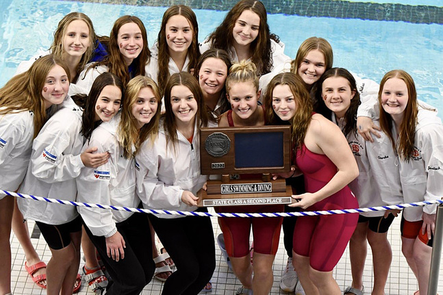 Swimmers take second at state